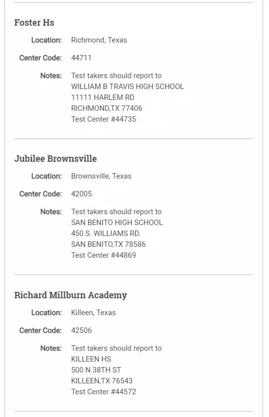 SAT北美考試考場 SAT北美考試考場