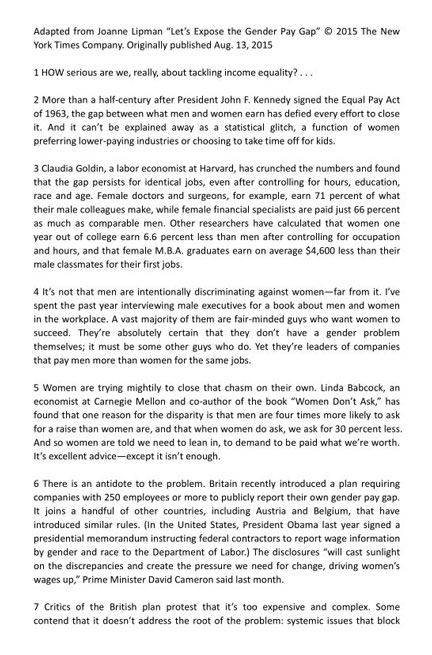 5.4日SAT考試寫作部分 5.4日SAT考試寫作部分