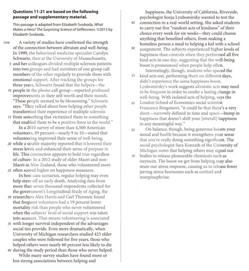 SAT3月北美真題 SAT3月北美真題