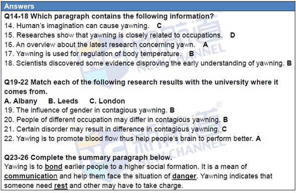 新航道2016.04.16雅思考試題目+答案回憶