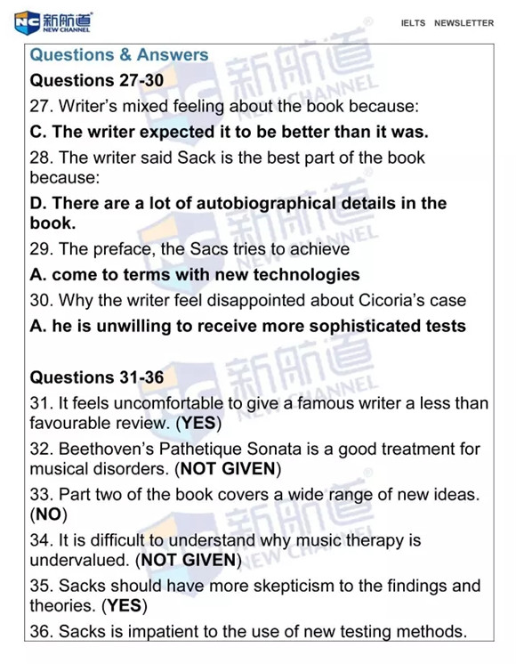 2016年6月4日雅思機經原文回憶及解析